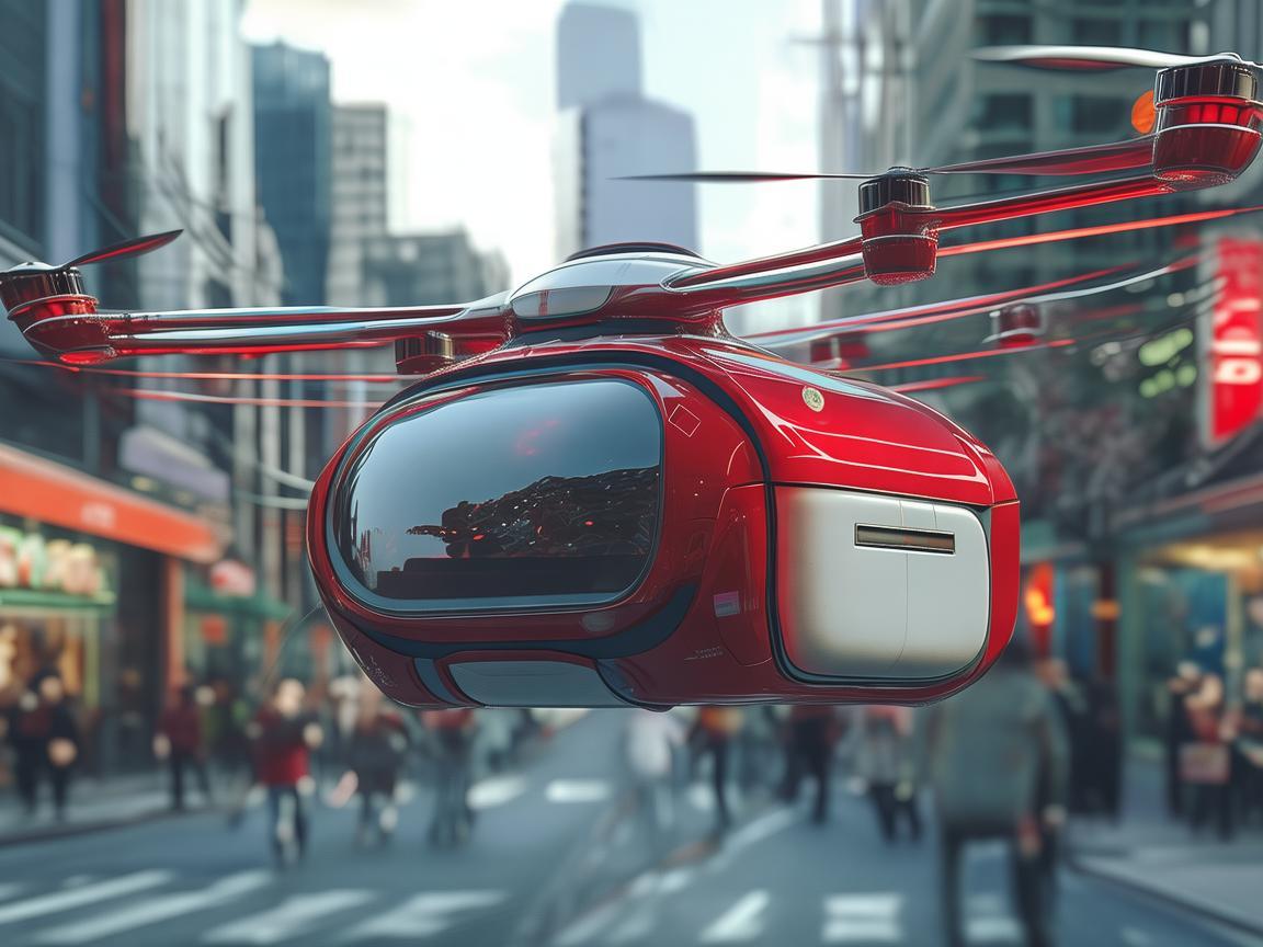 无人机送披萨，未来餐饮配送的空中使者？