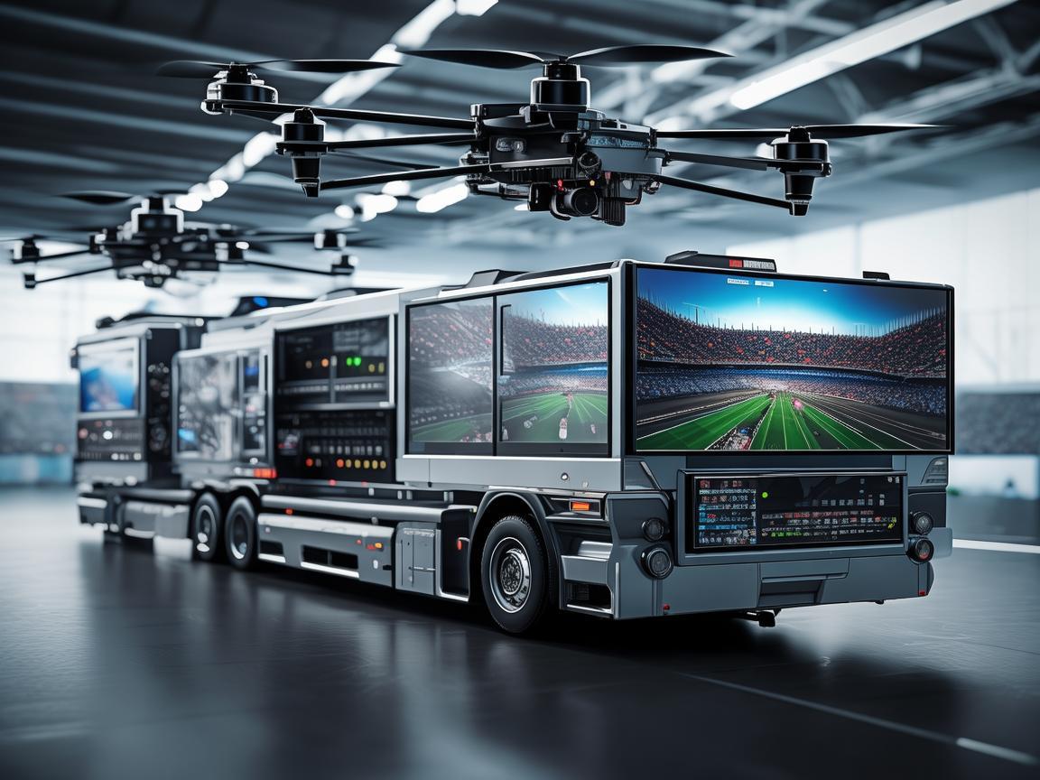 电视转播车如何与无人机技术融合，以提升体育赛事转播的效率与质量？