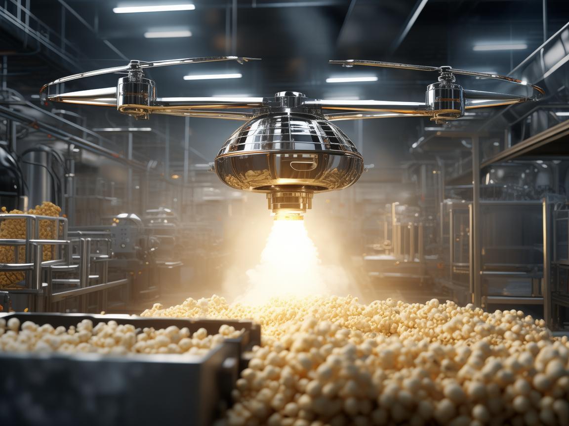 无人机在爆米花生产中的自动化挑战,如何精准投送热气? 无人机在爆米花生产中的自动化挑战,如何精准投送热气?