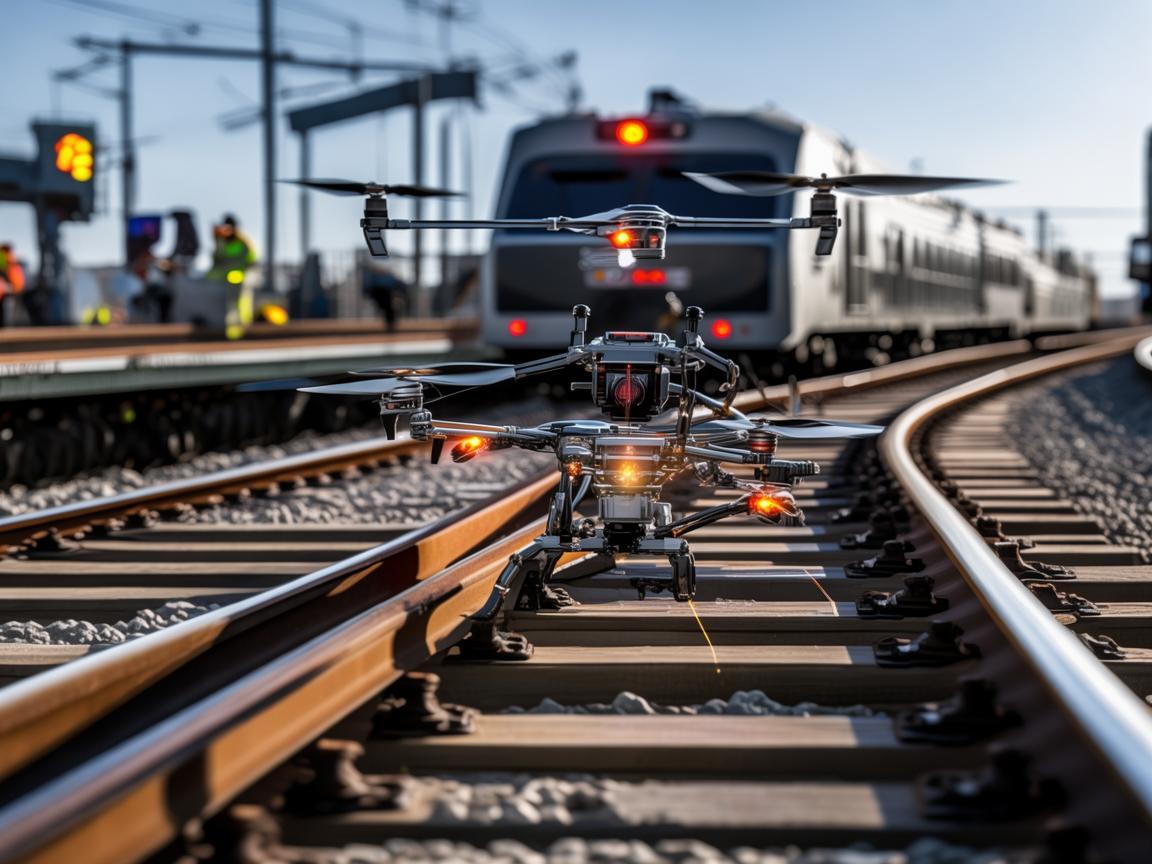 铁路焊轨车上的无人机应用，如何实现高效精准的焊缝监测？