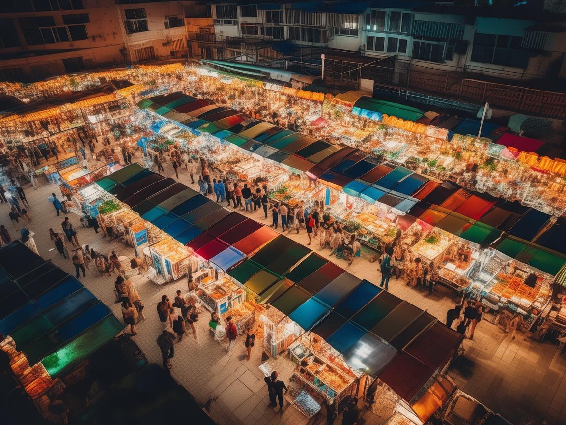 夜市文化的空中视角,无人机如何助力夜市文化传承与创新? 夜市文化的空中视角,无人机如何助力夜市文化传承与创新?