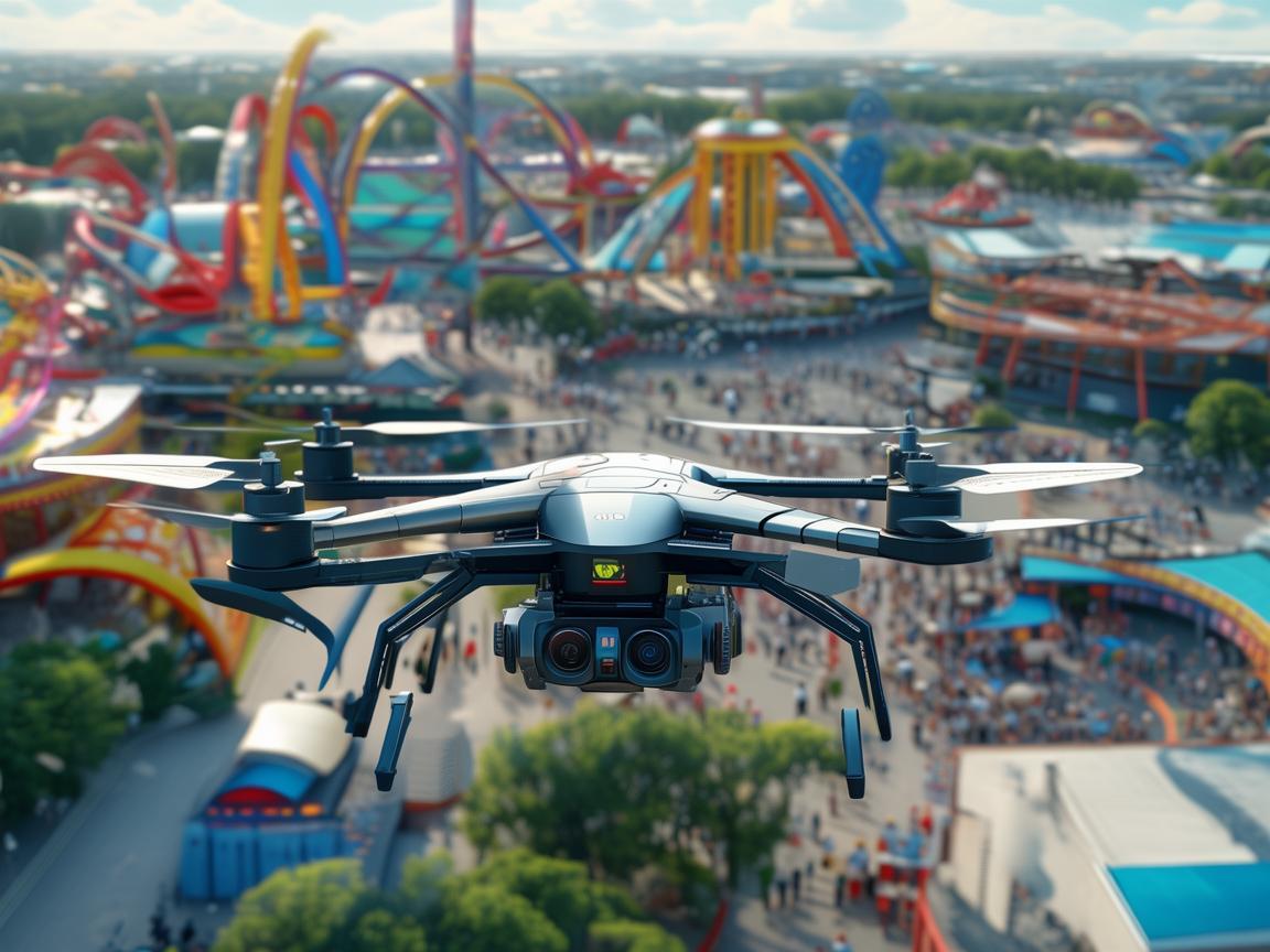 无人机在游乐园安全监管中的角色与挑战 无人机在游乐园安全监管中的角色与挑战