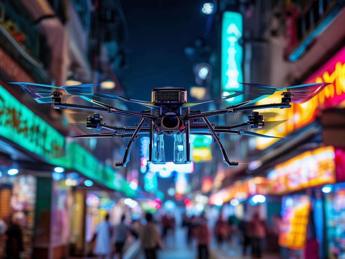 夜市灯光秀中的无人机,如何精准控制光影与飞行? 夜市灯光秀中的无人机,如何精准控制光影与飞行?