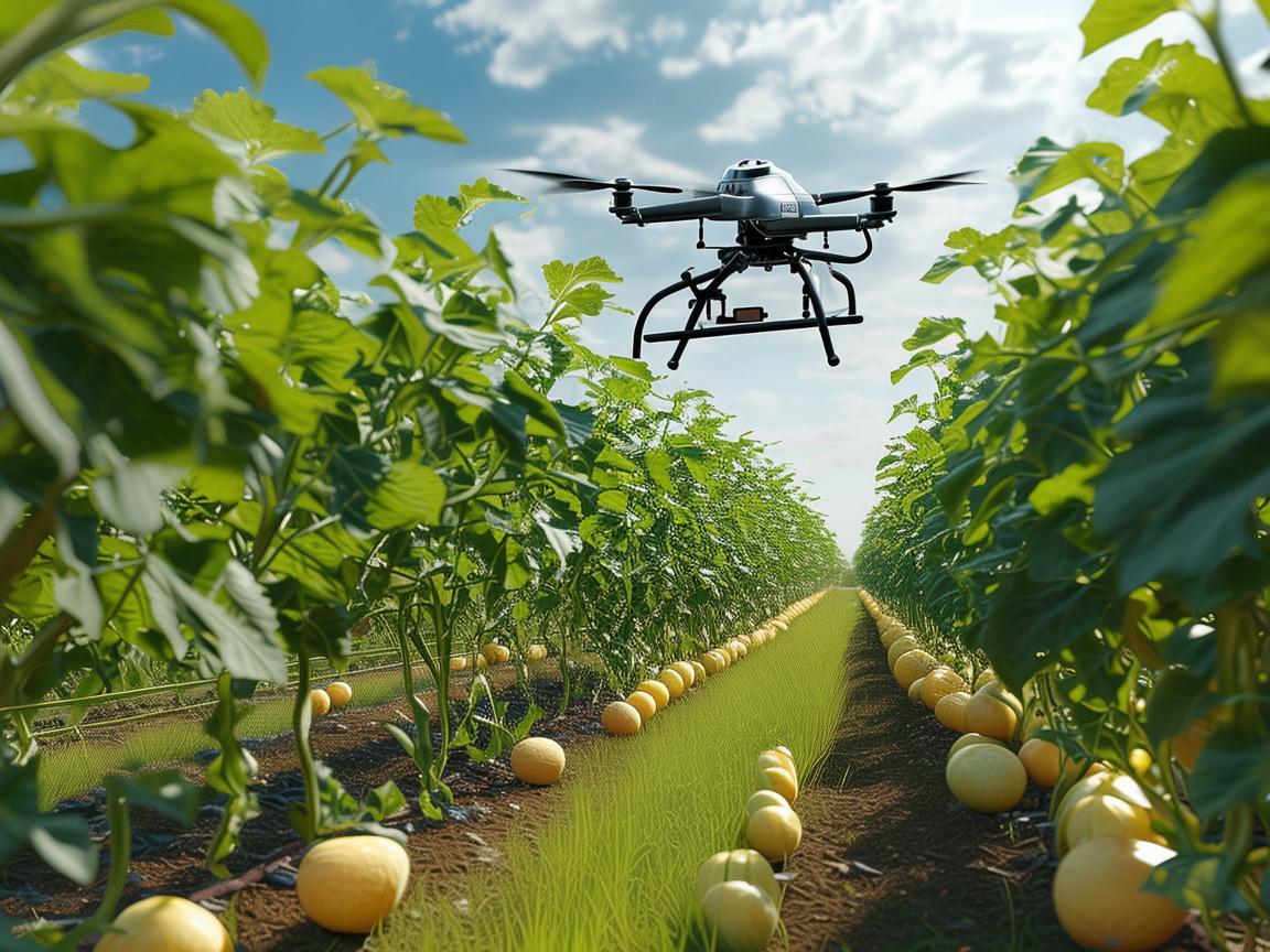 香瓜种植新纪元,无人机如何精准助力香瓜园的智能管理? 香瓜种植新纪元,无人机如何精准助力香瓜园的智能管理?