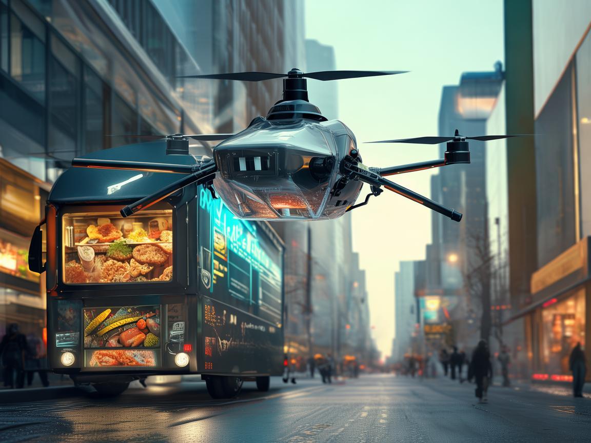 餐车配送新纪元，无人机送餐的可行性与挑战何在？