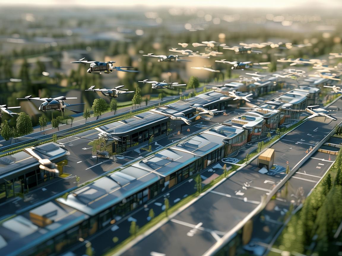 无人机在鹤山工业园区物流配送中的效率优化策略