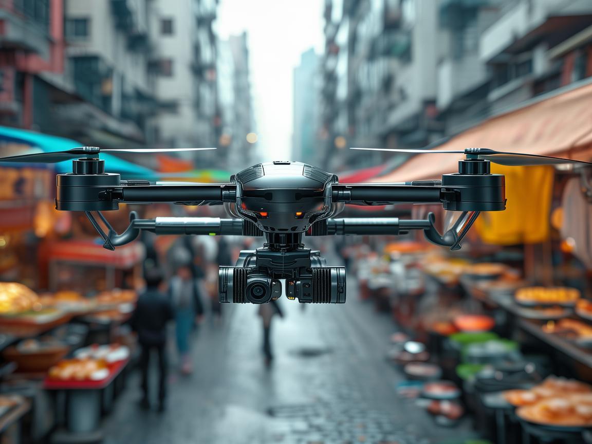 美食街的空中守护者,无人机如何保障食品安全与秩序? 美食街的空中守护者,无人机如何保障食品安全与秩序?