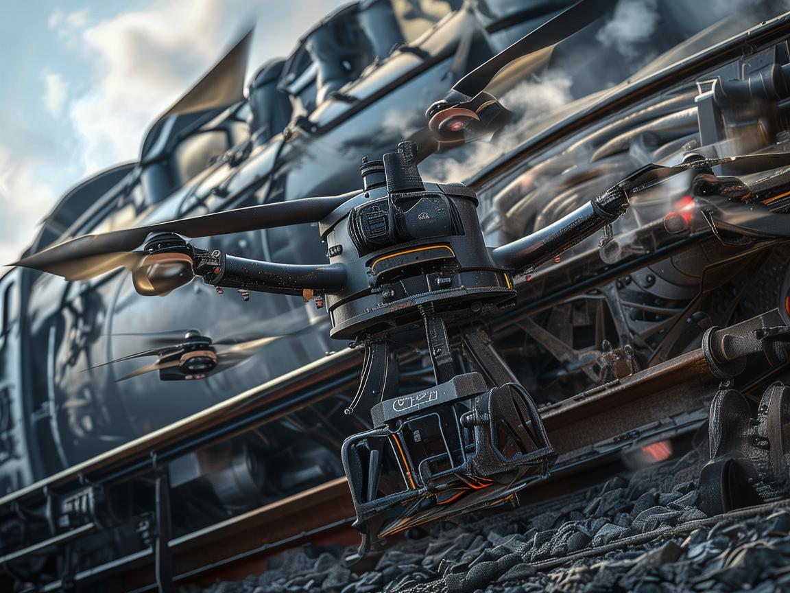 无人机在蒸汽机车维护中的空中之眼,如何高效监测铁轨状况?