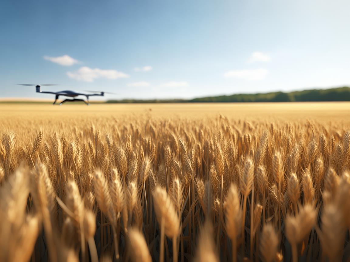 黍子田间的智能守望者,无人机在农作物监测中的精准挑战 黍子田间的智能守望者,无人机在农作物监测中的精准挑战