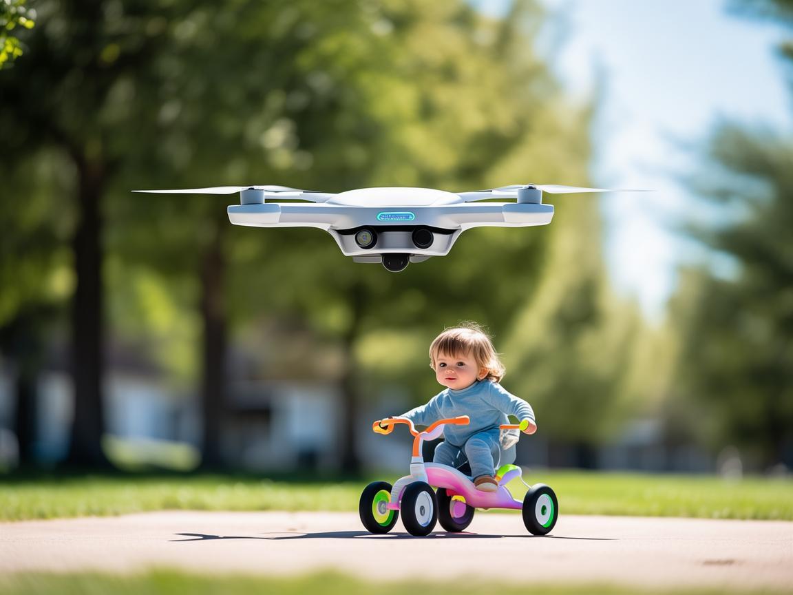无人机在儿童三轮车安全监控中的创新应用，如何实现高效、无感监测？