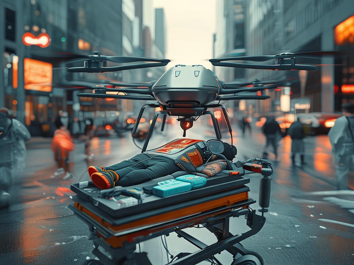 脑出血患者救援中,无人机技术如何精准定位并高效运送急救物资?