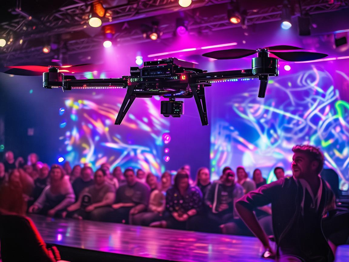 无人机在脱口秀现场的创意应用,如何实现空中互动增强观众体验? 无人机在脱口秀现场的创意应用,如何实现空中互动增强观众体验?