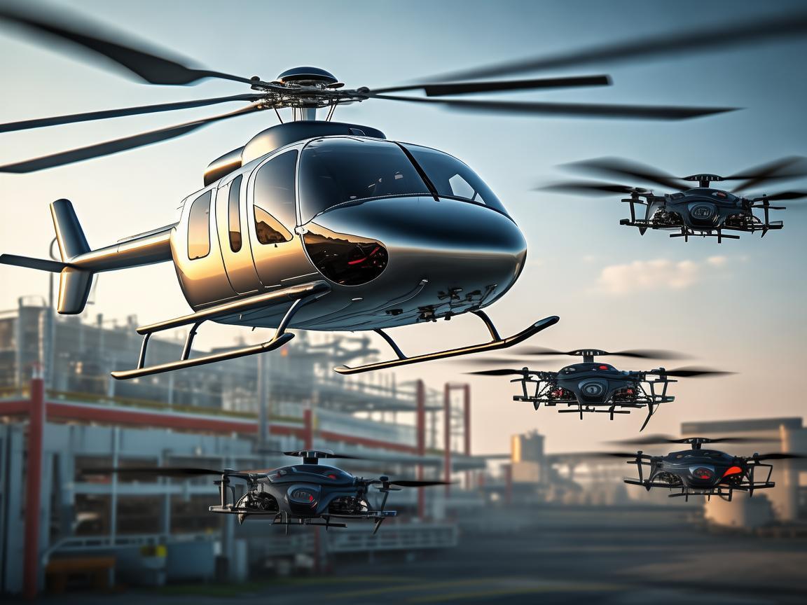 直升机与无人机,在工业应用中如何实现互补优势? 直升机与无人机,在工业应用中如何实现互补优势?