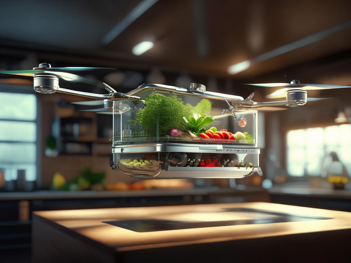 厨师的烹饪新助手,无人机在厨房中的安全食材运输挑战? 厨师的烹饪新助手,无人机在厨房中的安全食材运输挑战?