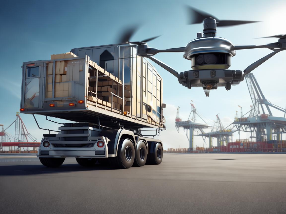 自卸车与无人机,如何实现高效货物运输的智能联动? 自卸车与无人机,如何实现高效货物运输的智能联动?