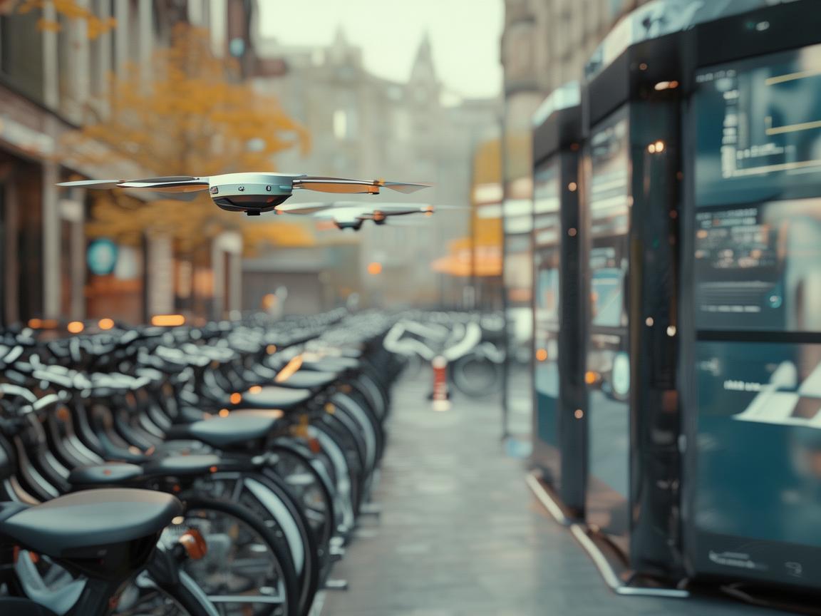 无人机技术能否优化自行车租赁点的管理效率?