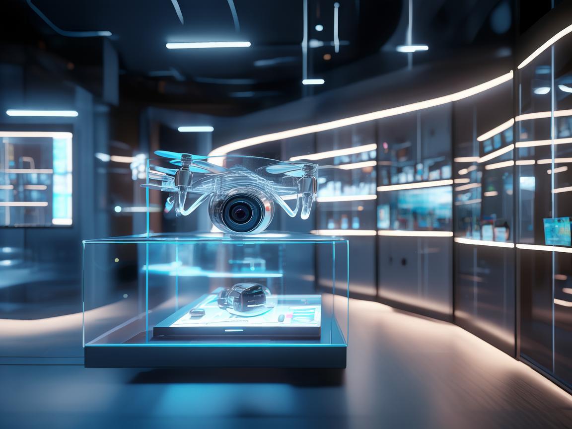 数码店体验区如何通过无人机技术提升顾客互动体验？