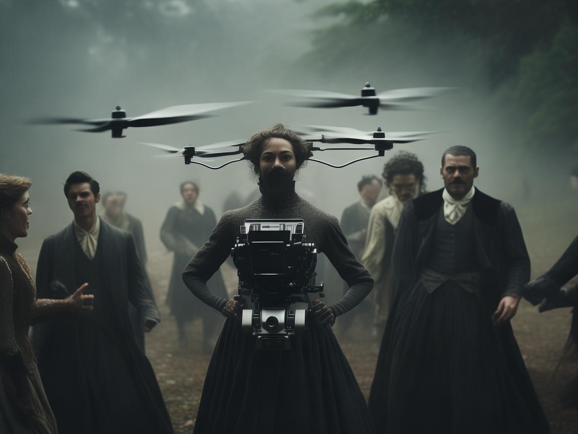 无人机在影视拍摄中的演员角色，如何精准操控以提升表演效果？