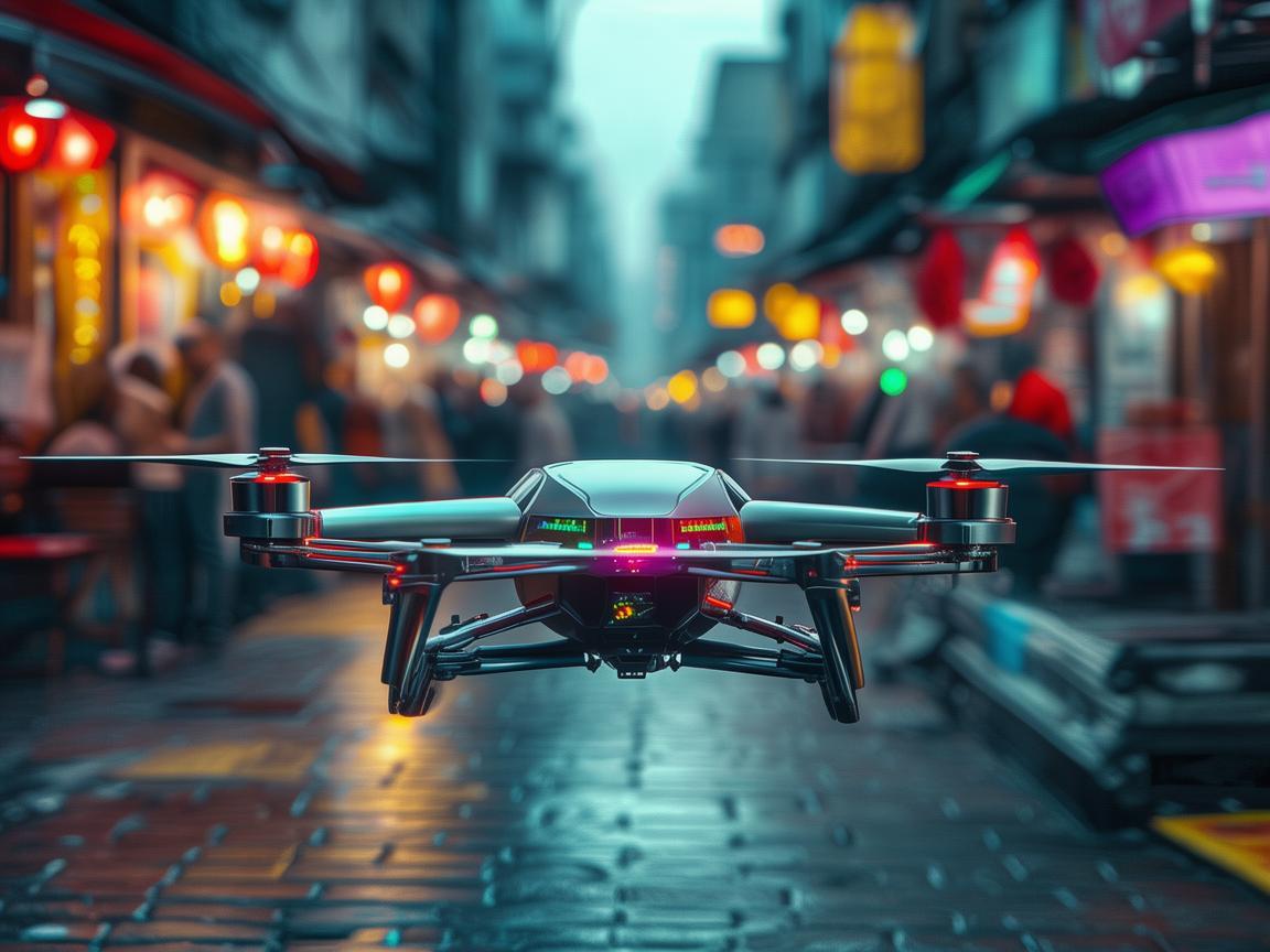 夜市游戏中的无人机，如何安全高效地实现空中导航？