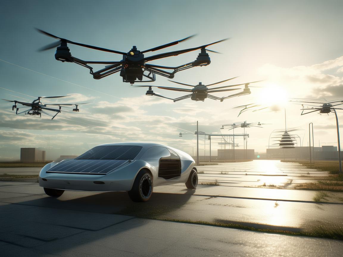 太阳能电动车，无人机工业应用中的绿色能源新篇章？