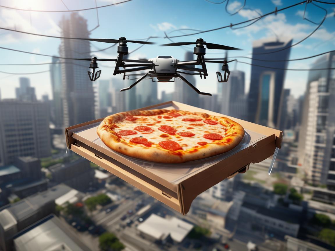 无人机送餐,披萨的空中之旅,安全与效率的平衡挑战何在? 无人机送餐,披萨的空中之旅,安全与效率的平衡挑战何在?