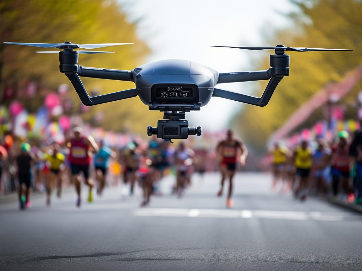 无人机在跑步赛事中的智能应用，如何精准追踪与安全护航？