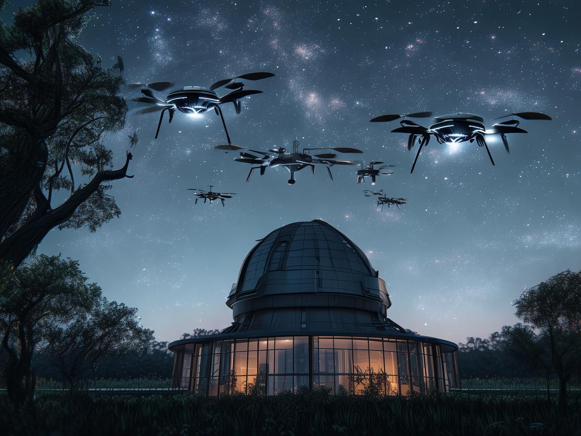 天体物理学研究如何借助无人机实现更高效的观测？