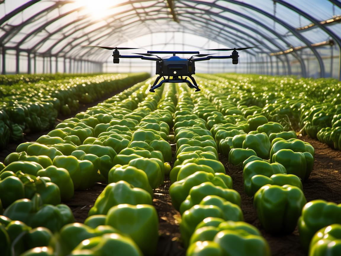 甜椒种植，无人机如何精准施药提高产量？