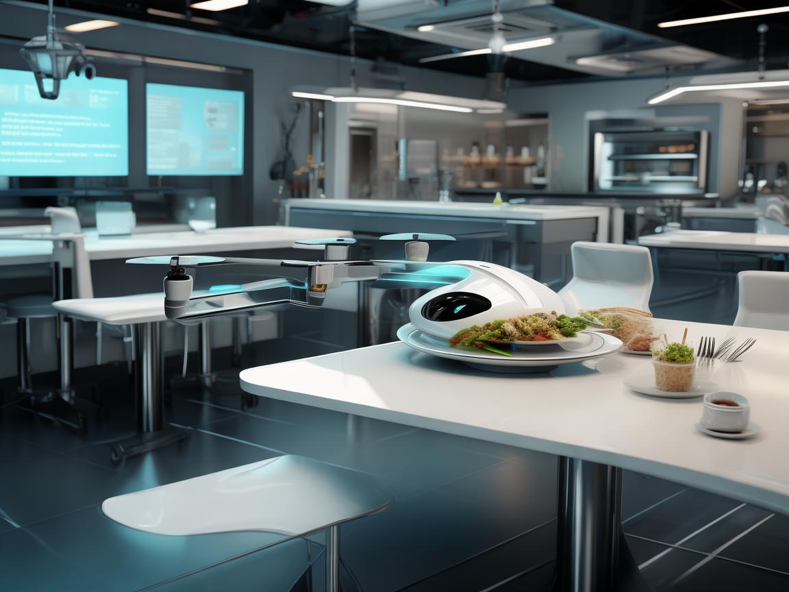 无人机在餐饮服务业的未来，如何实现高效、安全的食品配送？