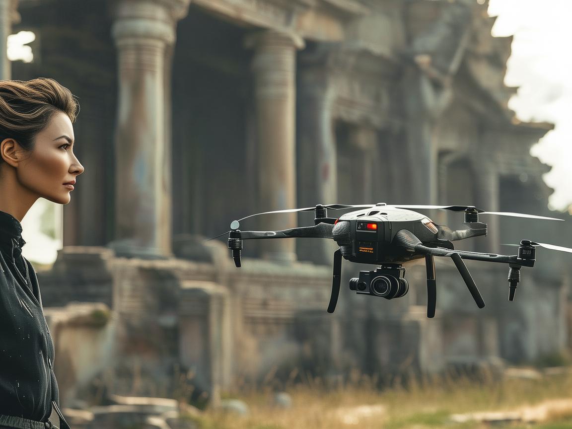 风水师的现代视角，无人机在古建筑保护中的新角色？