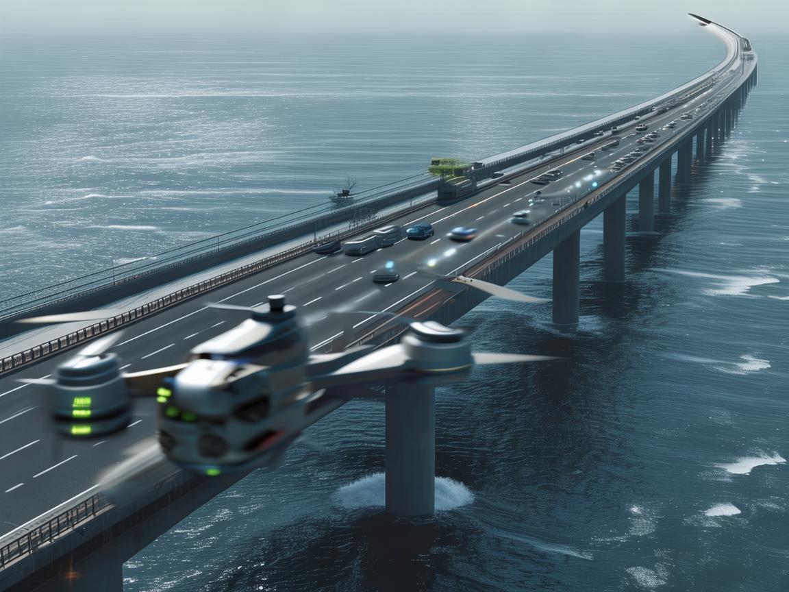 无人机在跨海大桥通行车监测中的精准定位挑战