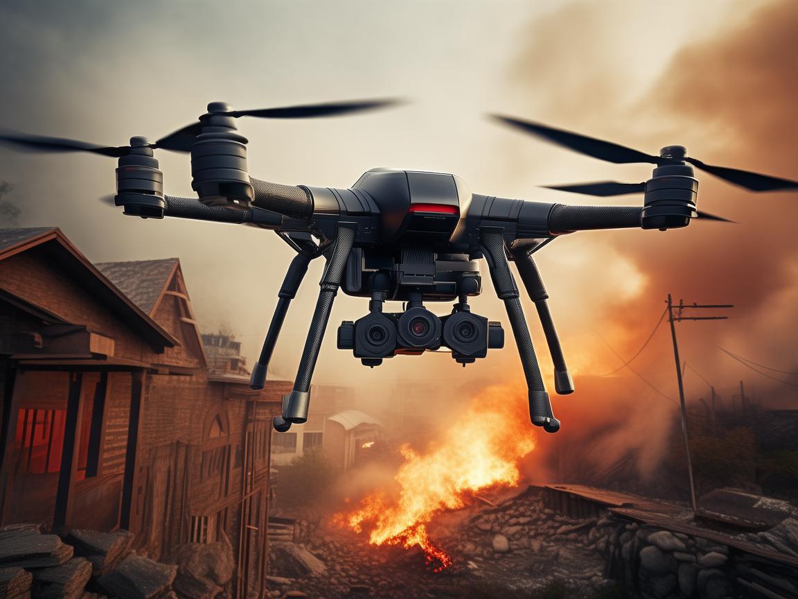 无人机在消防救援中的盲区探索，如何有效提升消防员视野？