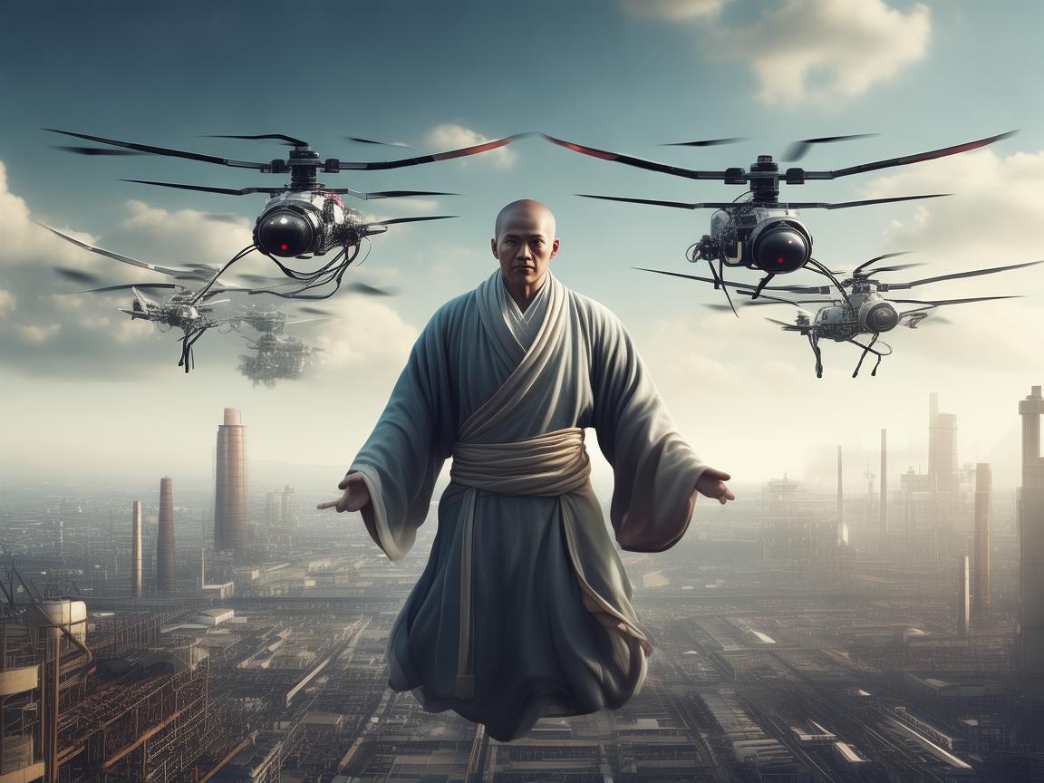 无人机在工业监控中的道士角色，如何平衡技术与人伦？