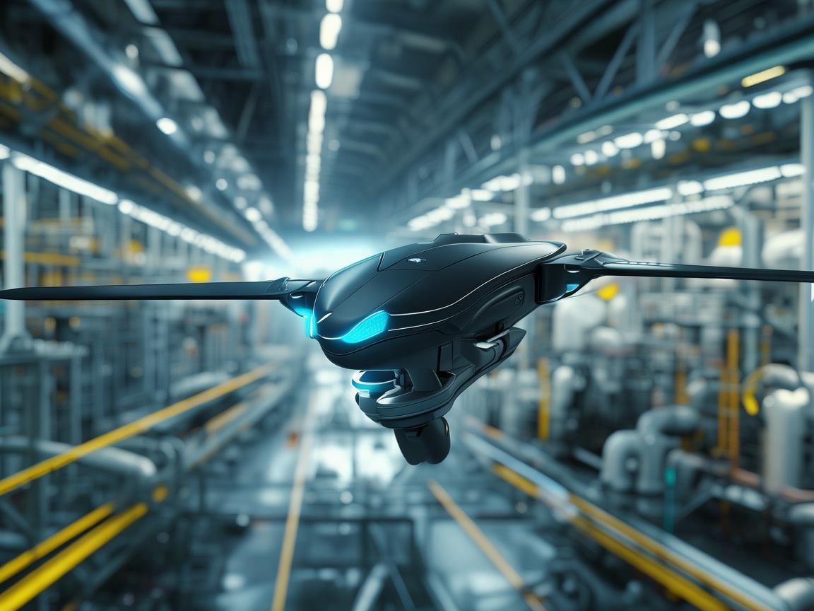 在工业监测中，如何利用无人机搭载放射化学传感器进行高效检测？