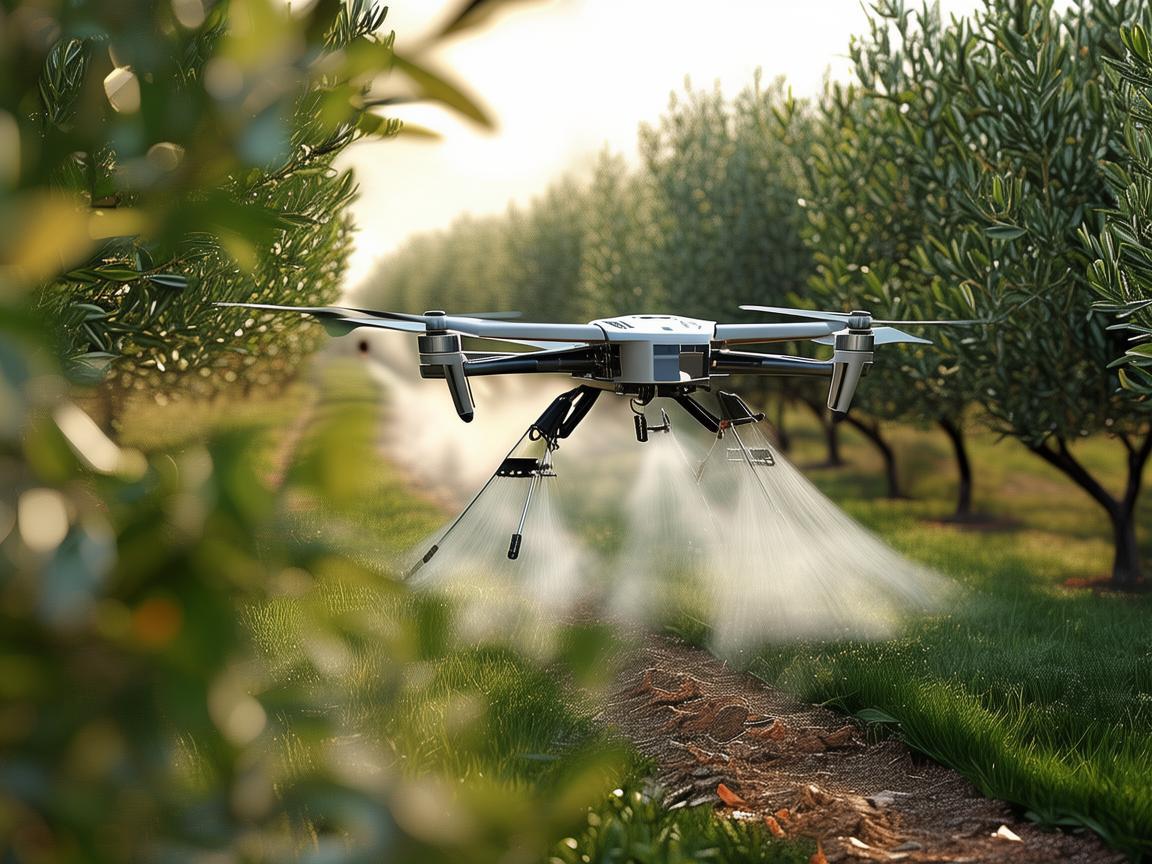 无人机在橄榄种植园的精准喷洒，如何优化飞行路径以减少农药浪费？