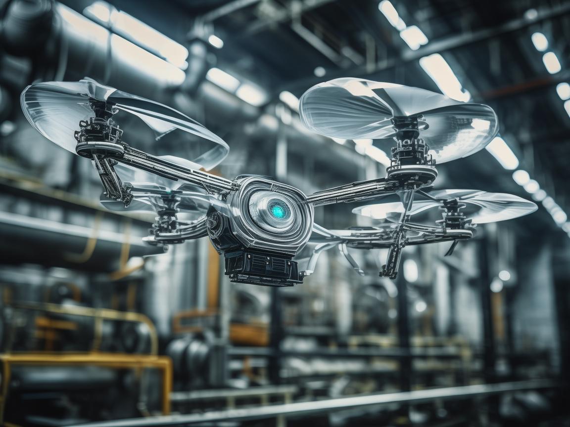 无人机在工业检测中如何利用水晶材质的独特光学特性？