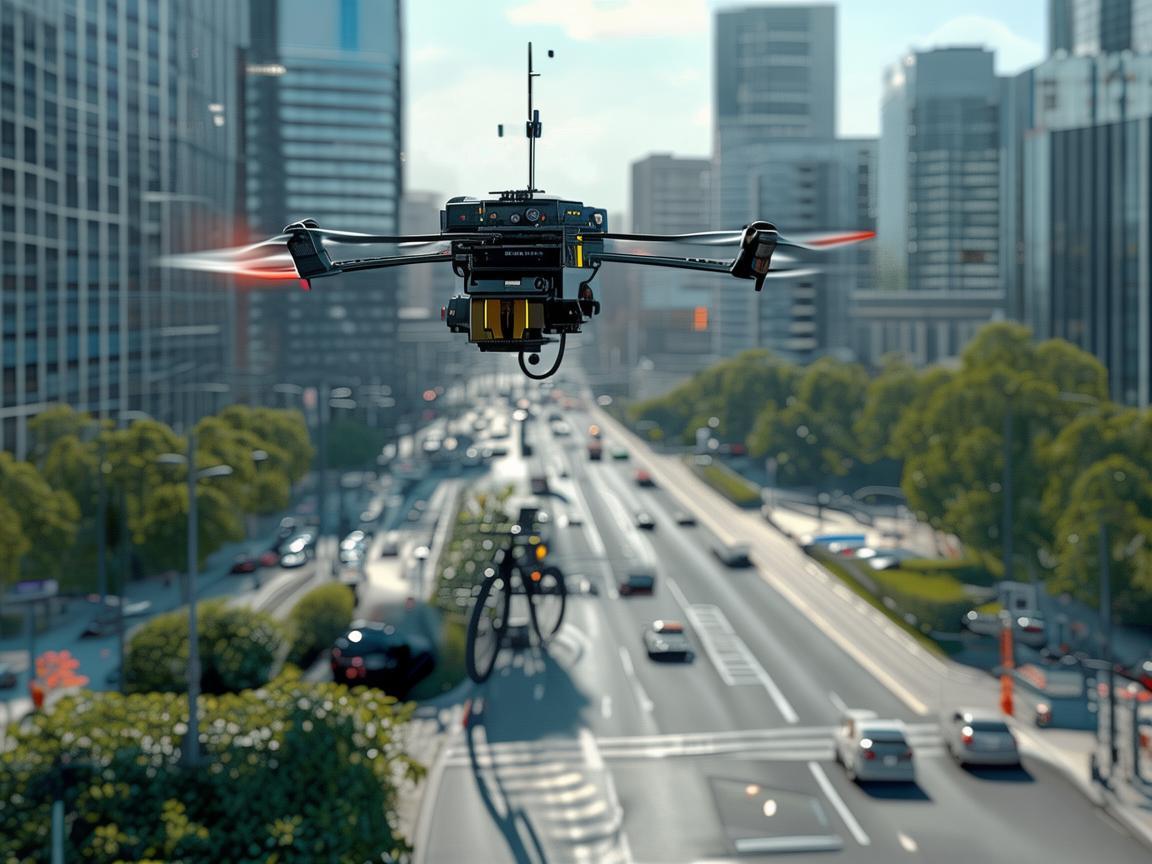 无人机在自行车安全监控中的精准定位挑战