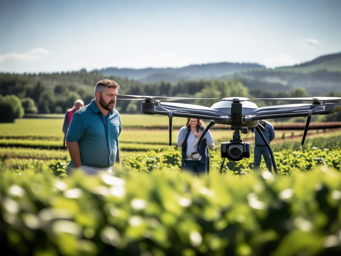 农民协会会长如何利用无人机技术提升农田管理效率？