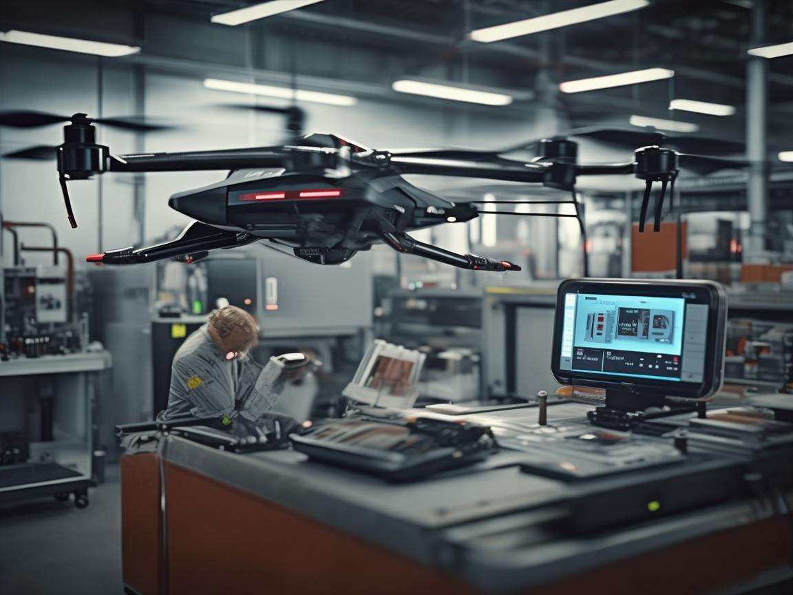 服务员在无人机工业应用中的角色，如何实现高效配送与精准服务？