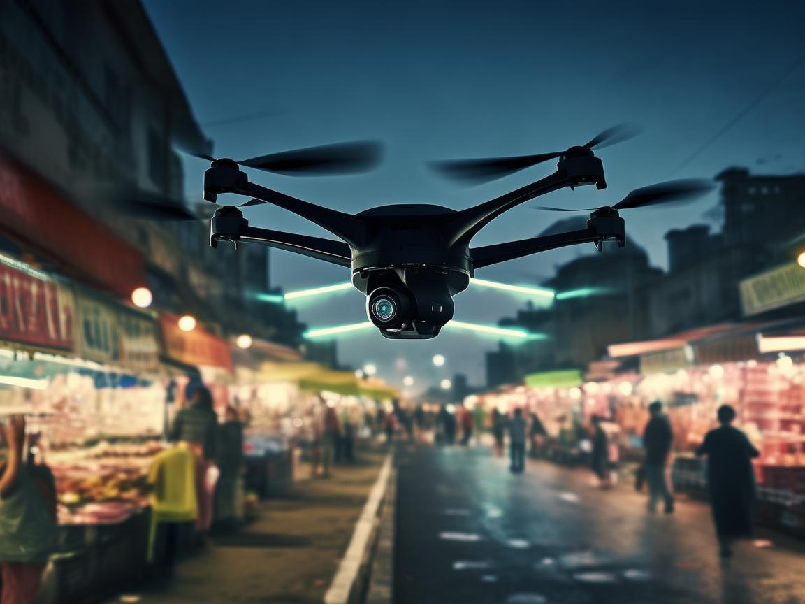 夜市摊的空中守护者，无人机如何保障夜市安全与秩序？