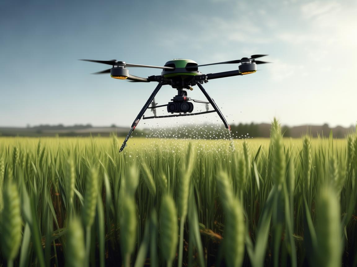 无人机在小麦田中的精准播种，如何实现高效与精确的平衡？