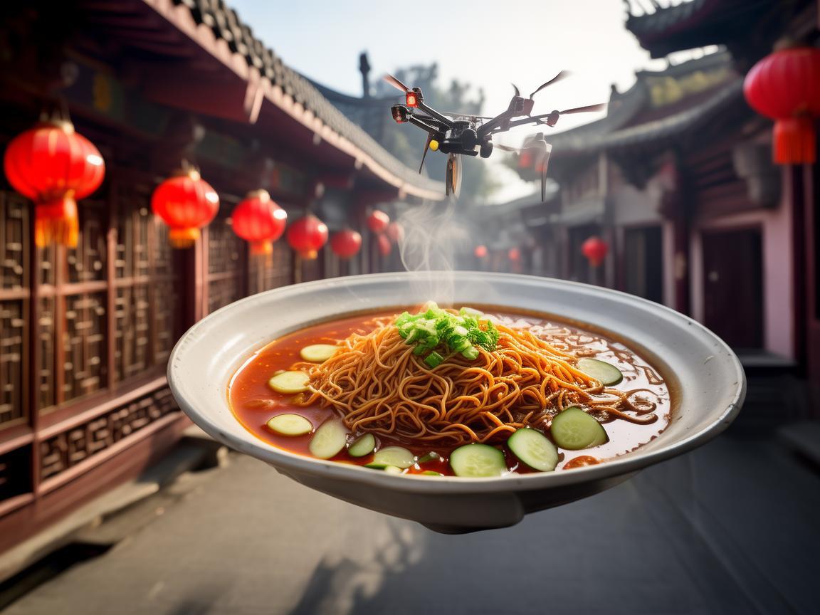 北京炸酱面，能否成为无人机配送的空中美味？