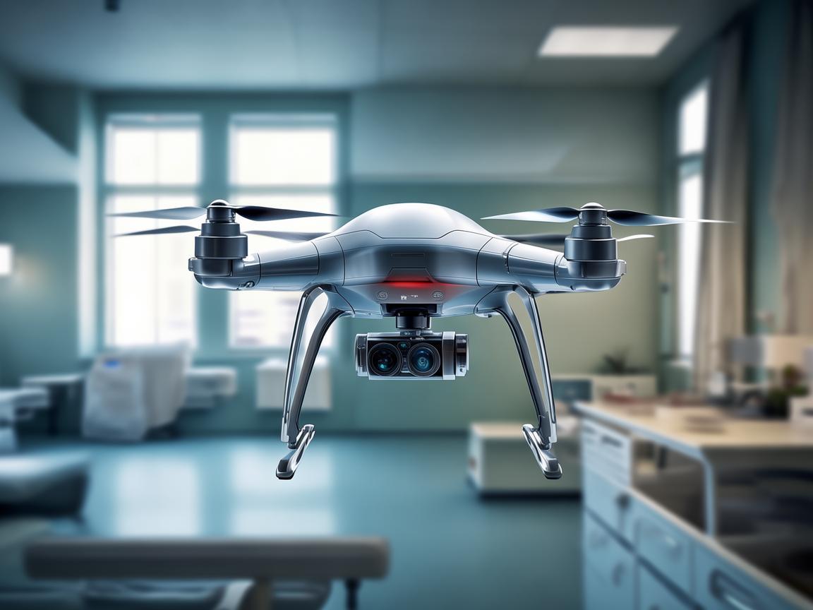 无人机在小儿肺炎监测中的精准定位与数据收集，挑战与机遇？