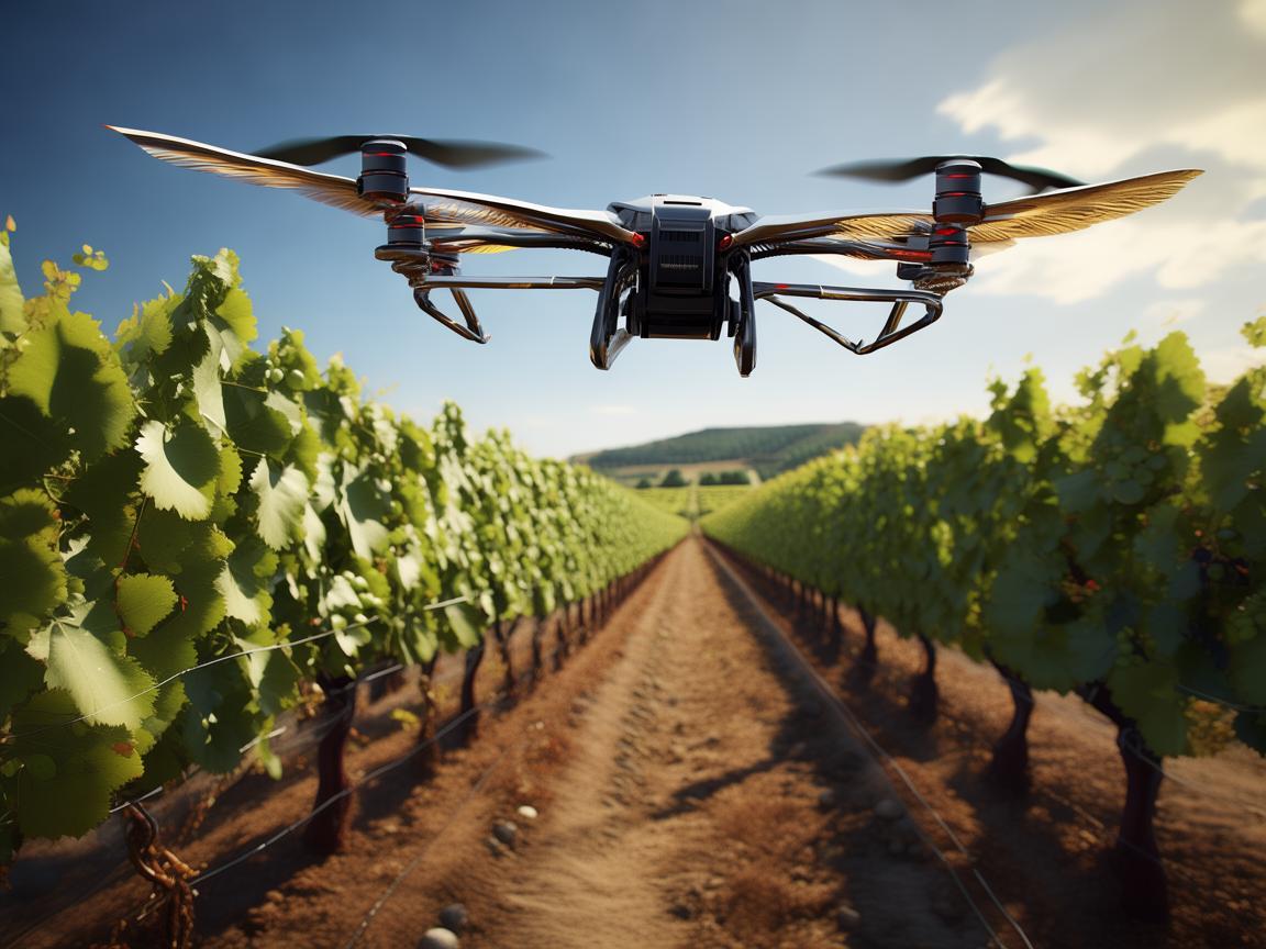 香槟之翼，无人机在葡萄酒产区的精准喷洒挑战