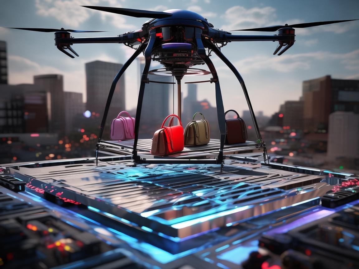 包包架在无人机物流配送中的精准定位与稳定承载技术挑战