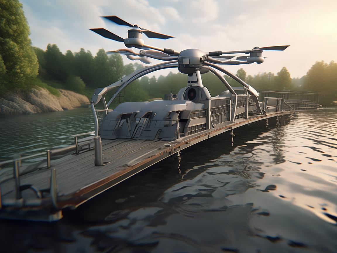 如何在浮桥桥头实现无人机精准定位与安全起降？