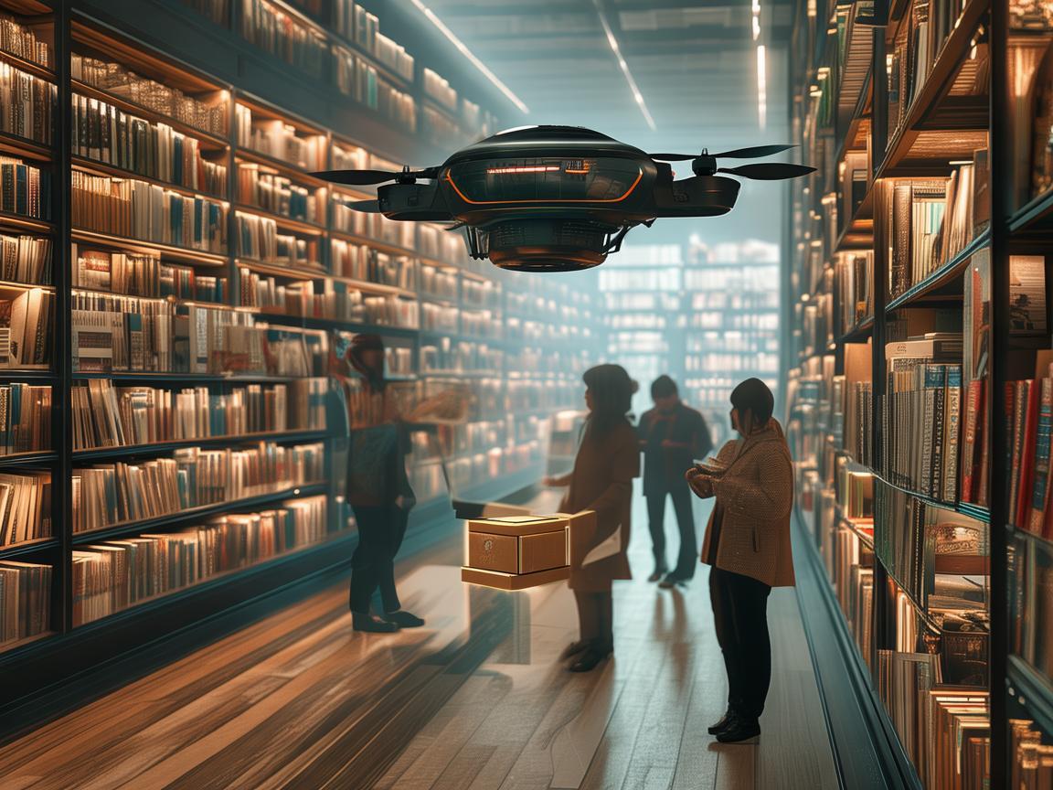 书店的未来视界,无人机配送能否重塑阅读体验? 书店的未来视界,无人机配送能否重塑阅读体验?