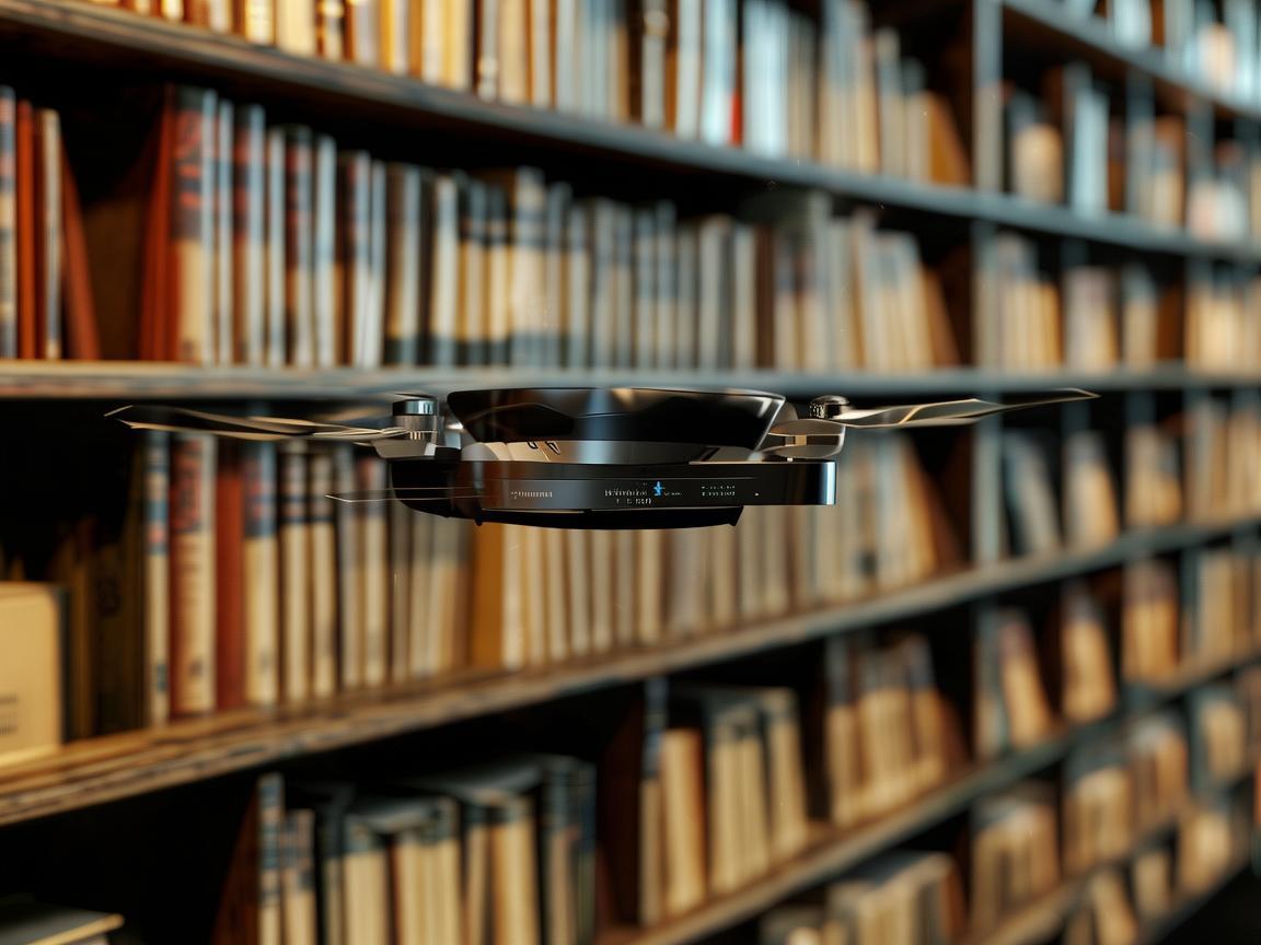 书柜中的秘密，无人机在图书馆管理中的创新应用？