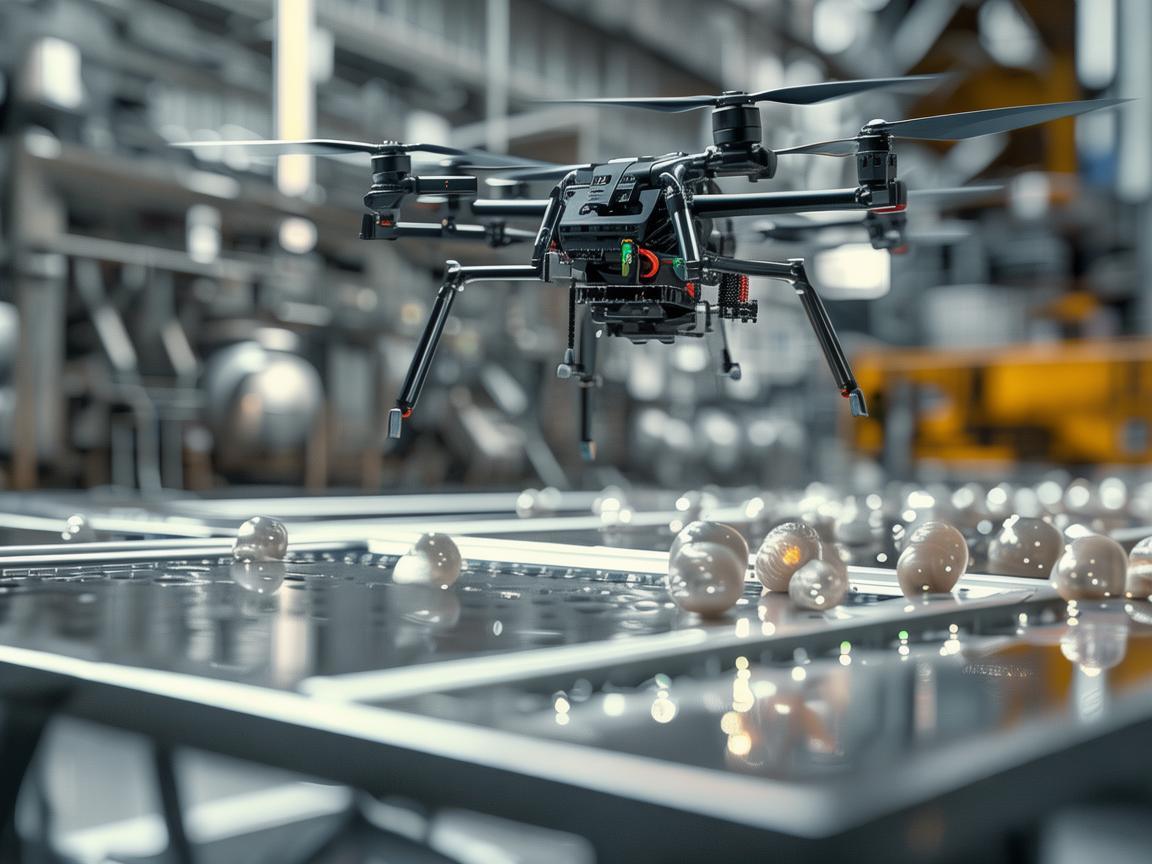 珍珠饰品的精准定位与无人机在工业级应用中的挑战