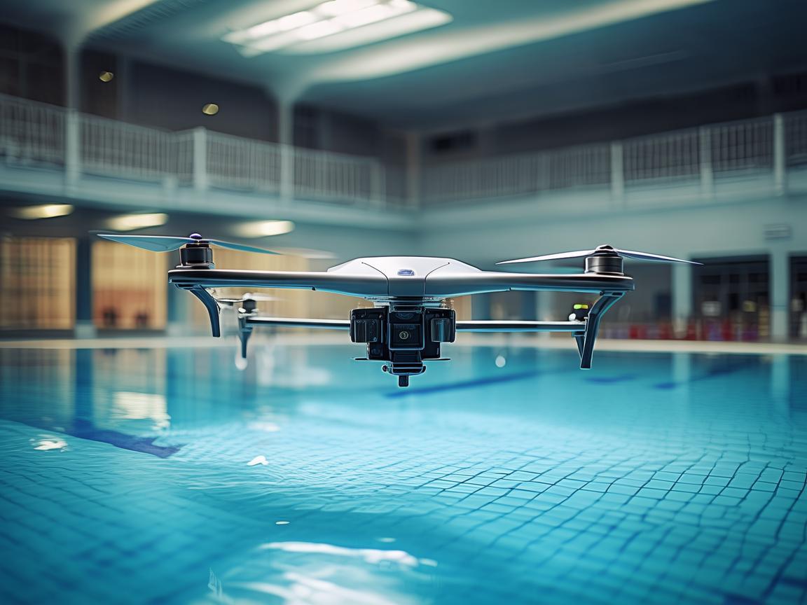 无人机在游泳馆跳水池的精准定位与安全监控，挑战与解决方案？
